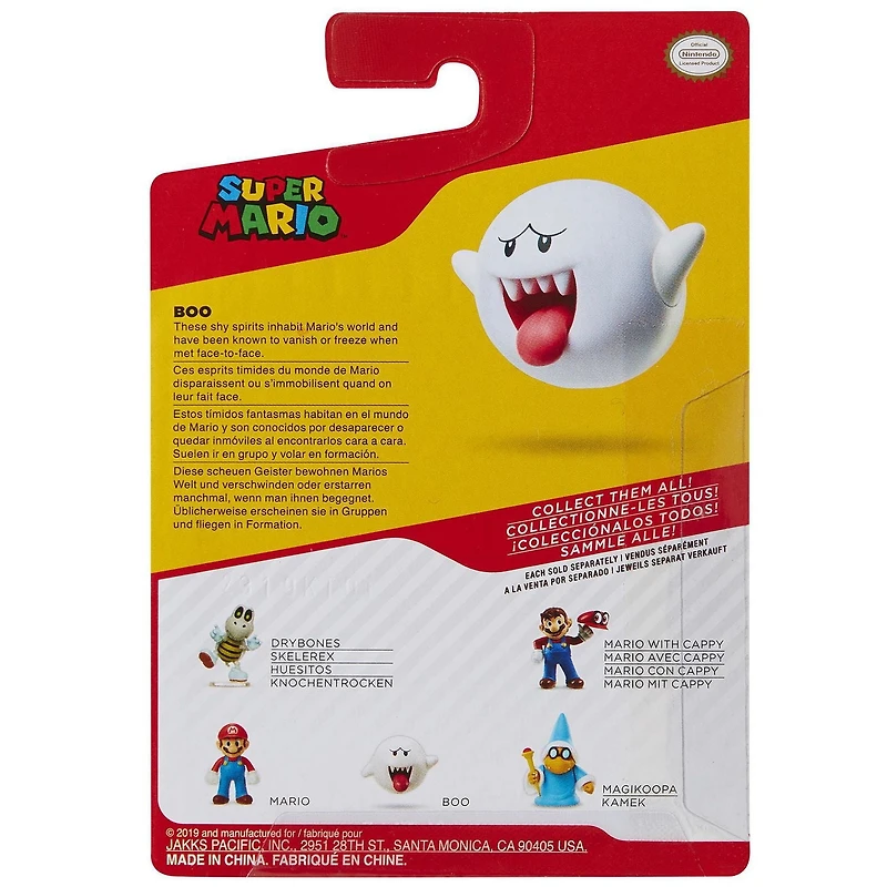 Figurine articulée limitée de 2,5 po de Nintendo - Boo