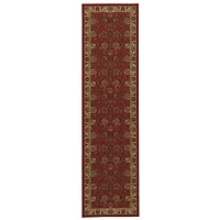 Tapis à motif persan à sous-couche en caoutchouc de la collection Ottohome