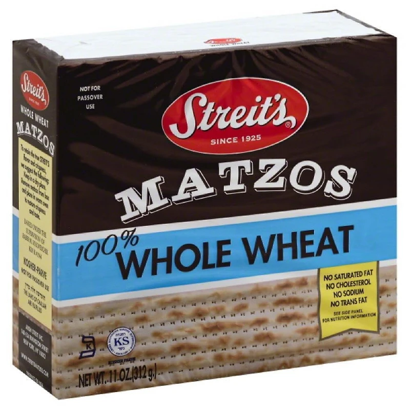 Streit's Matzo 100% Blé Entier Matzo 100% Blé Entier 312g