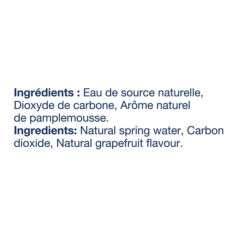 Montellier Grapefruit Natrural Spring Water 10 x 355 mL, Cans, 10 x 355 mL