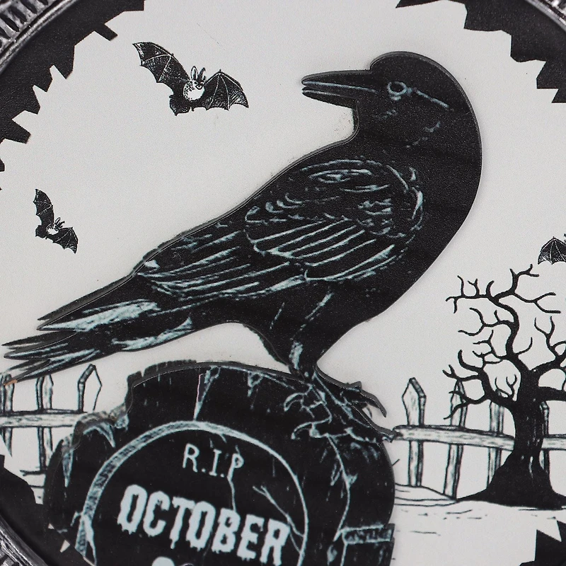 Halloween Home Decor Intérieur Hanging Raven Wall Hang pour Halloween Décorations intérieures 21.6cm