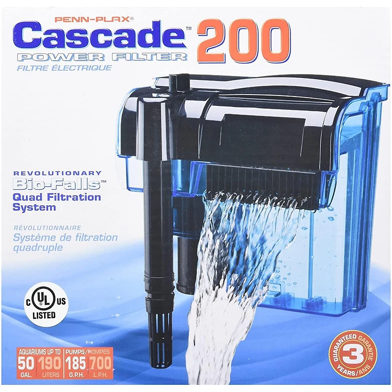Filtre électrique Bio-Falls Cascade de Penn-Plax