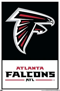 NFL Atlanta Falcons - Logo 21 Wall Poster, 22.375" x 34"