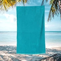 Serviette de plage réversible unie Mainstays, cobalt/bleu, 1 pièce, 91,4 cm x 182,9 cm