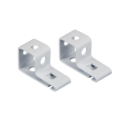 Mainstays Mounting Brackets for IBeam Curtain Rod Set, Set of 2, White