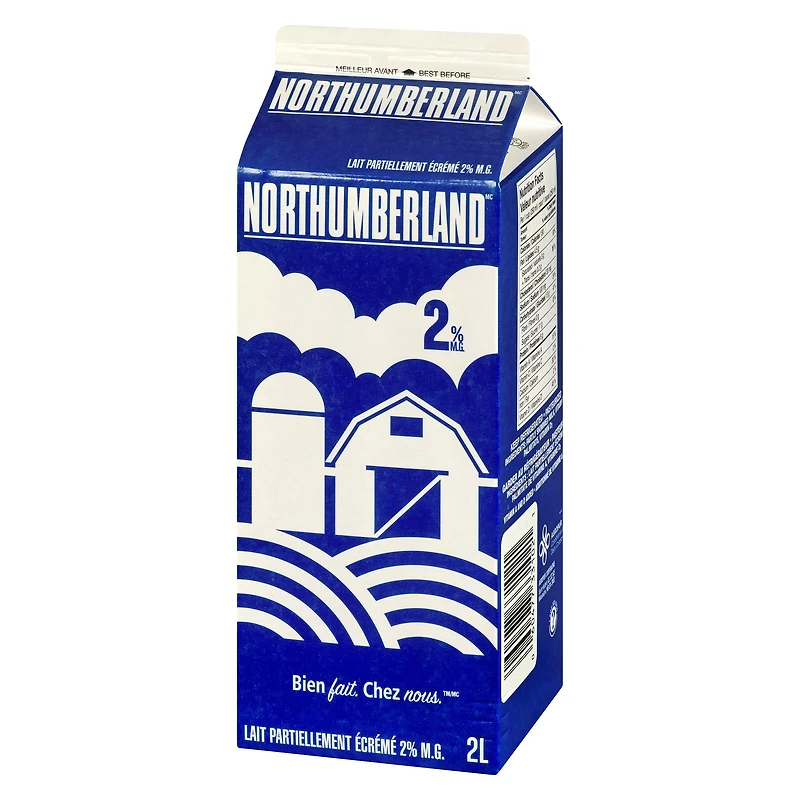 Lait partiellement écrémé 2 % Northumberland 2L