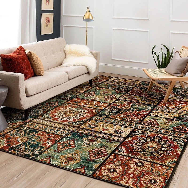 Mohawk Home Alderley Multi Polyester Area Rug