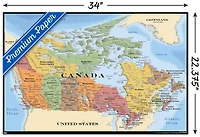 Map - Canada Wall Poster