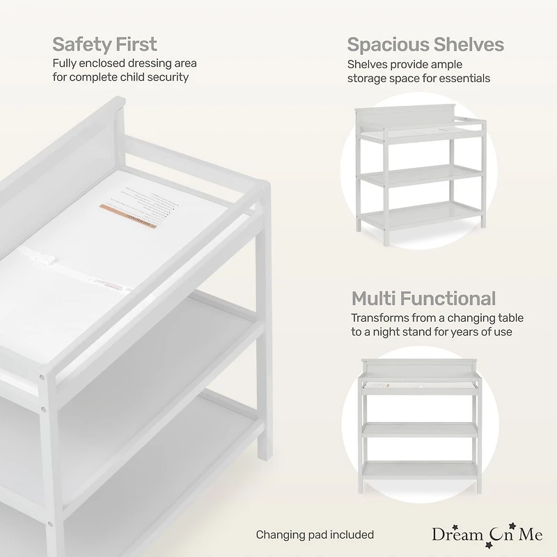 Dream On Me Jax Table à langer universelle, Modèle #603