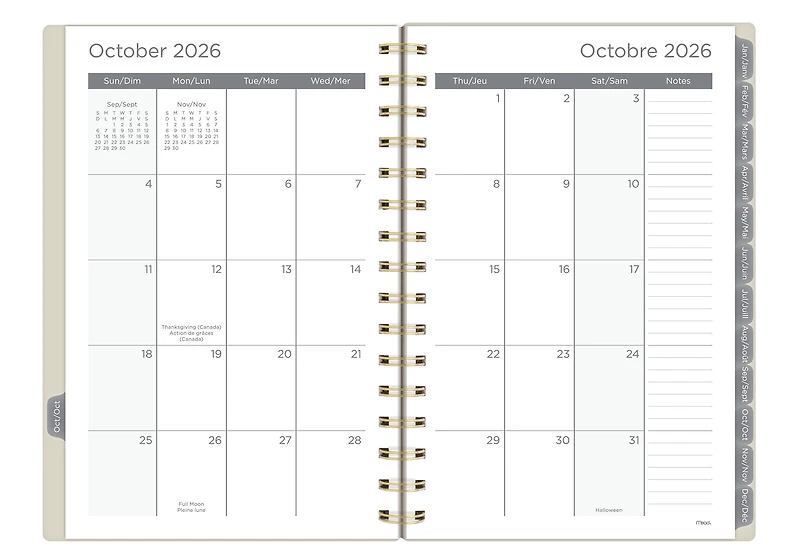 Mead® Greyson SM W/M Planner, 2027