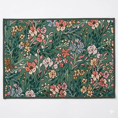 Tapisserie murale florale de jardin Home Decor Inc. – 51 x 76 cm, fil de polyester, doux et résistant