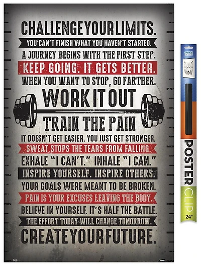 Challenge Your Limits Wall Poster