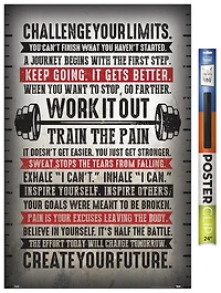 Challenge Your Limits Wall Poster