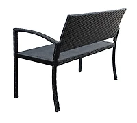 Patioflare Jackie Wicker Patio Bench