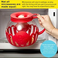 Tasty Caged Microwave Popcorn Popper