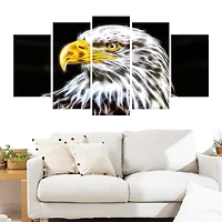 Design Art Bald Eagle Animal Single Panel Canvas Wall Art