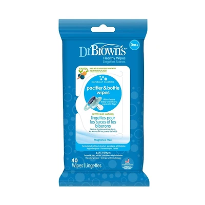 Dr. Brown’s™ Pacifier and Bottle Wipes for Babies and Toddlers - 40ct, 40 wipes