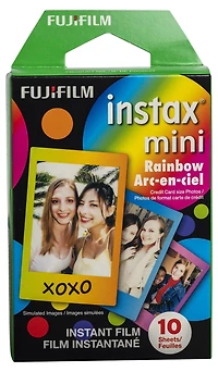 Paquet de film instantané Fujifilm Instax® Mini Rainbow