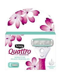 Schick Quattro for Women Razor Refills, Sensitive Skin