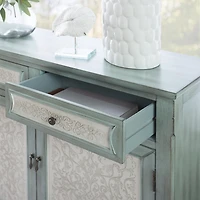 Maggie 2-Door Console, Antique Blue