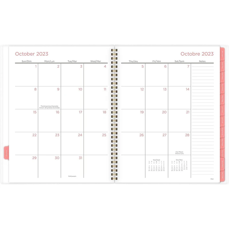Mead® Large Weekly/Monthly Simplicity Stripe CYO Planner, Planner