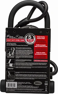 Câble de verrouillage en forme de U Catalyst 550 de Bell Sports 2 piles CR1220 comprises