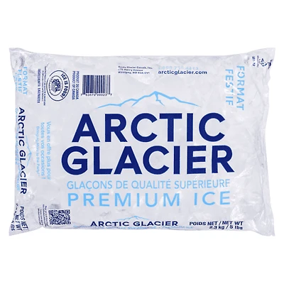 Arctic Glacier Glaçons de qualité supérieure en cubes 2,3 kg Congelé en sachet Glace en cube de qualité