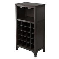 Winsome Ancona 3-Piece Wine Cabinet Modular Set in Espresso Finish - 92367