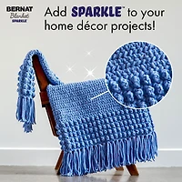 "Bernat® Fil Sparkle™ de Couverture pour Bébé Polyester #6 Super Volumineux, 10,5 Oz/300 G, 220 Yards"