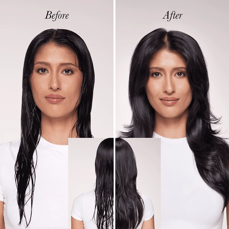 L'ange Hair Le Volume Titanium 2-in-1 Blow Dryer & Volumizer Brush with 60mm Oval Barrel, Blush