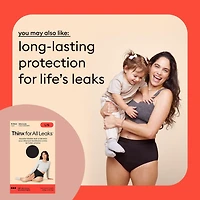 Culotte confortable pour tous les jours Thinx for All Women, sous-vêtement pour les règles contre les fuites, taille grande, noir THINX UW LRG1