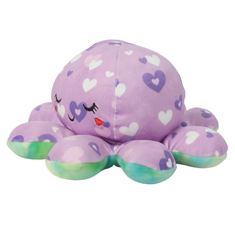 Way To Celebrate Valentine's Day 13.5" OCTOPUS Reversible Plush Animal