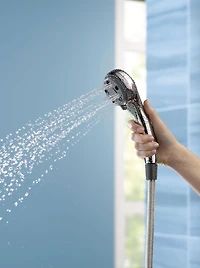 Peerless 3-Setting Hand Shower in Chrome, Touch-Clean® spray