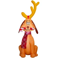 Christmas Airblown Holiday Light Max w/Candy Cane Dr. Seuss 21.6535 in x 35.0393 in x 59.8424 in x 2.8886 lb, 5'AB MAX W/XMAS TREE