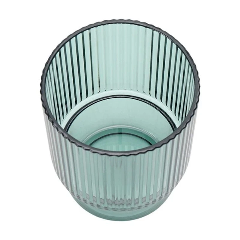 Hometrends Tinted Acrylic Ribbed Lowball Tumbler Assorted Colour, 1 pc