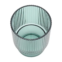 Hometrends Tinted Acrylic Ribbed Lowball Tumbler Assorted Colour, 1 pc