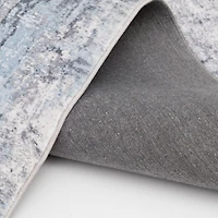 Banburry Light Blue and Light Grey Woven Area Rug