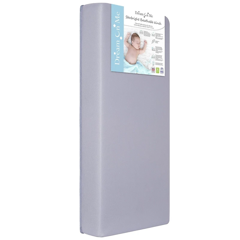Dream On Me Starbright Breathable Fiber Crib and Toddler Mattress