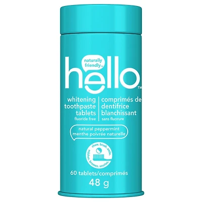 Hello Whitening Toothpaste Tablets - 60 pieces
