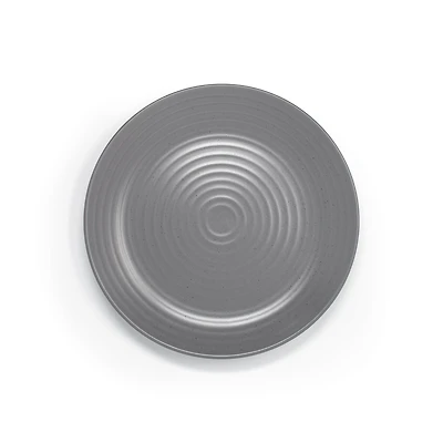 Assiette à salade Home Trends Evelyn 8 pouces , grise