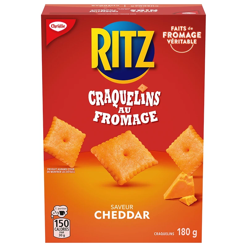 Ritz Cheese Nibs Cheddar Crackers, 180 g