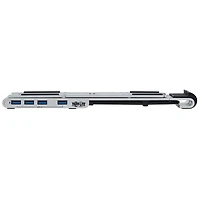 Tripp Lite Laptop Stand with 4-Port USB 3.2 Hub, 4x USB-a, Thunderbolt 3, PD Charging, Silver