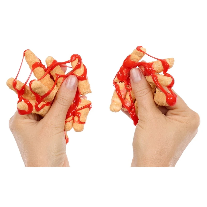 Nécessaire de gelée pour confection de frites Slime Life - ingrédients à déballer pour créer, écraser et étirer votre gelée alimentaire, âge 8 ans et +