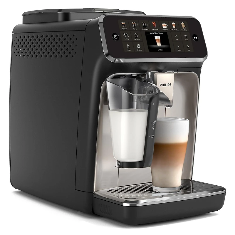 Philips 4400 Fully Automatic Espresso Machine with LatteGo Milk Frother