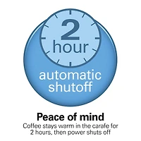 Hamilton Beach Cafetière programmable 12 tasses, accents en acier inoxydable, 49630