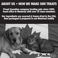 PureSnacks Freeze Dried Chicken Breast Dog Treats, Single Ingredient Dog Treats