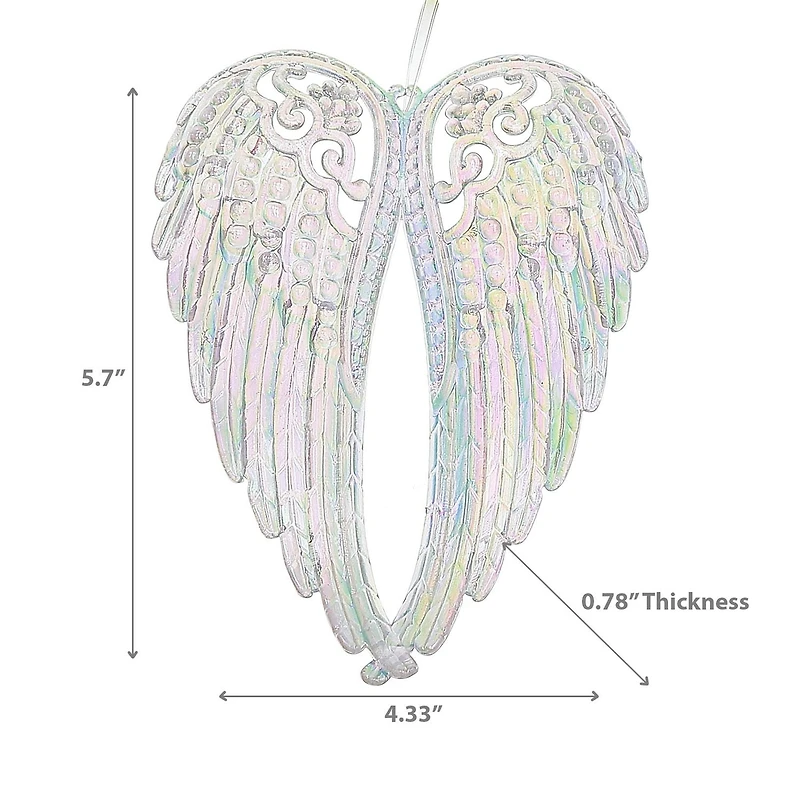 Ornement Aile D'Ange - Lot De 12