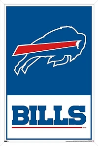 NFL Buffalo Bills - Logo 21 Wall Poster, 14.725" x 22.375" Framed