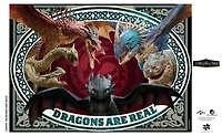 Buffalo Games Dragons are Real 300-Piece Interlocking Jigsaw Puzzle for Adults Ages 14-99 Years