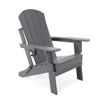 Lake Country Outdoors Chaise longue Adirondack grise